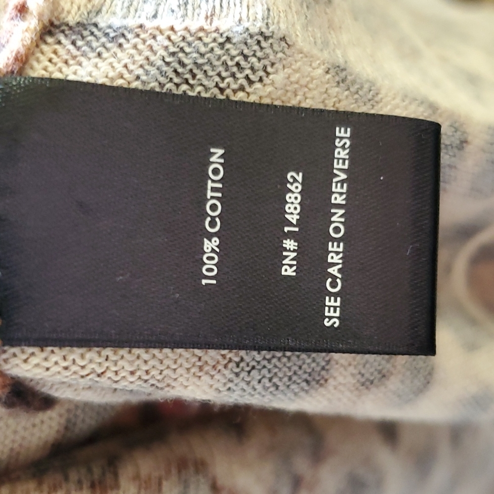 Torrid Button Front Leopard Print Cotton Cardigan… - image 7